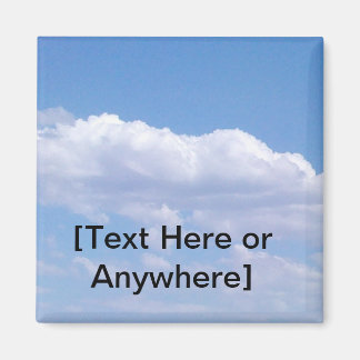 Imã Crie o seu próprio Magnet Azul Sky