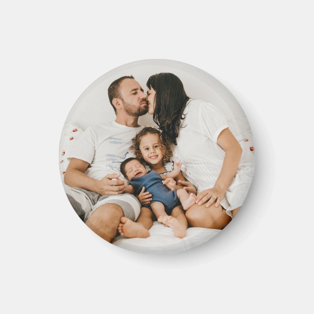 Imã Crie Personalizada A Foto Personalizada Da Sua Pró (Frente)