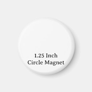 Imã Crie seu círculo personalizado de 1,25"