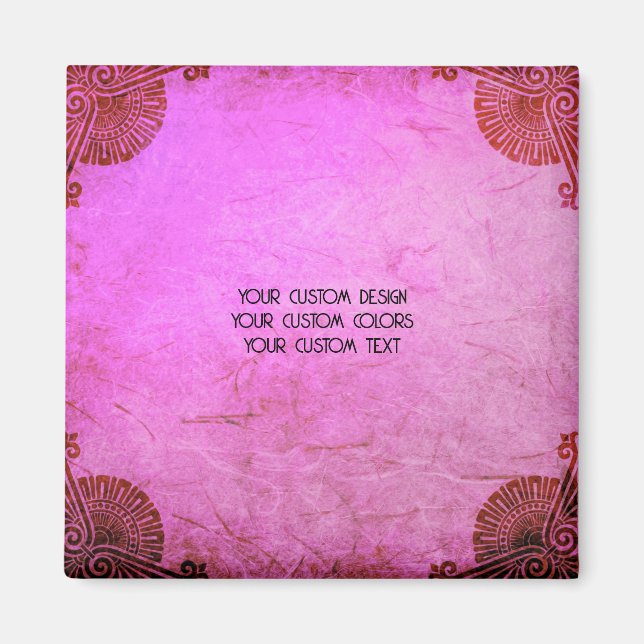 Imã Crie seu personalizado personalizado (Frente)