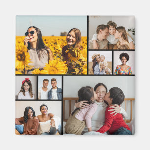 Imã Crie seu próprio 8 Photo CollageMagnet