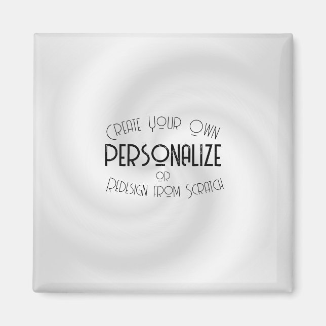 Imã Crie seu próprio design personalizado (Frente)