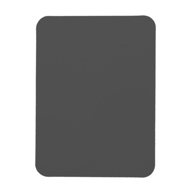 Ímã Crie seu próprio design personalizado cinza escuro (Vertical)