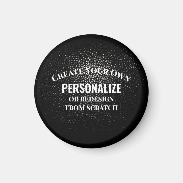 Imã Crie seu próprio - Design seu próprio personalizad (Frente)