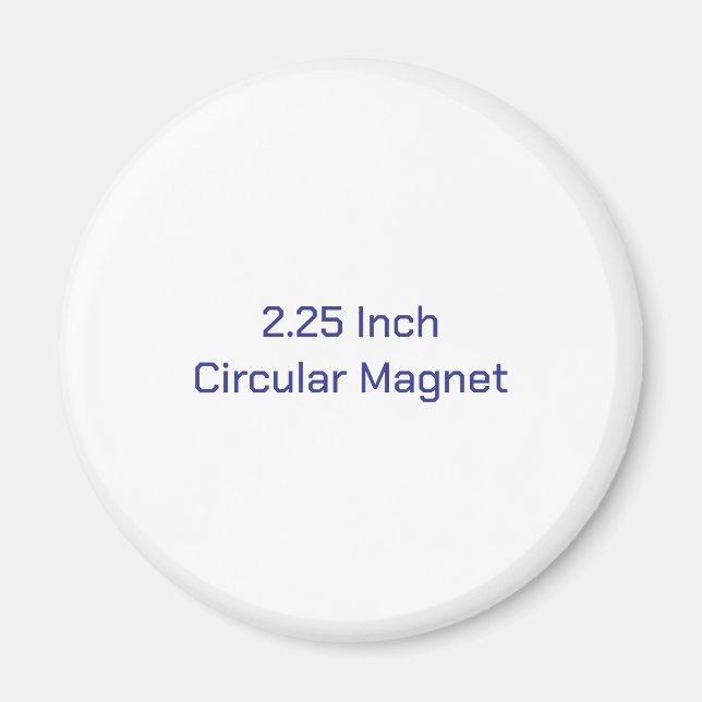 Imã Crie seu próprio ímã circular de 2¼ (Frente)