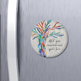 Imã Crie seu próprio ímã de cotação Inspiracional