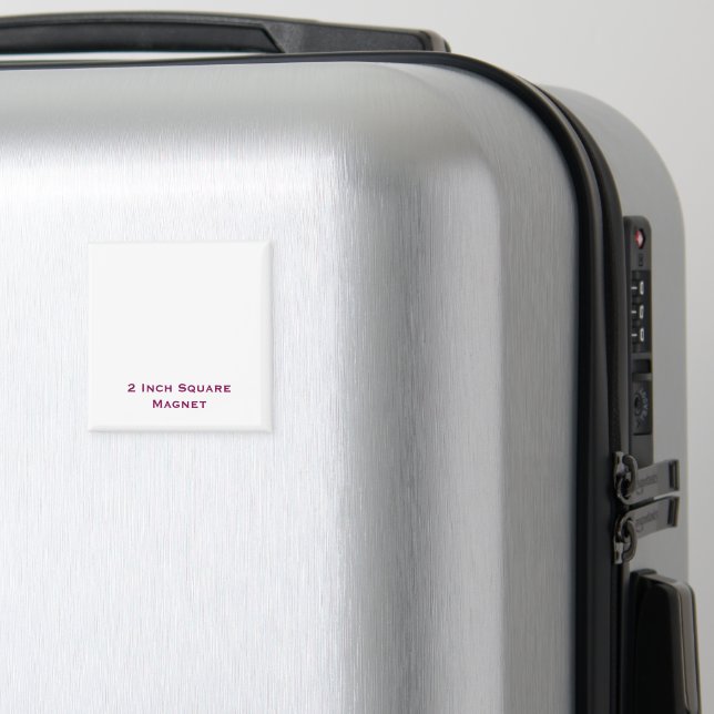 Imã Crie seu próprio ímã quadrado de 2 polegadas exclu (In Situ (Luggage))