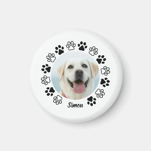 Imã Crie Seu Próprio Nome Personalizado Foto de Pet Im