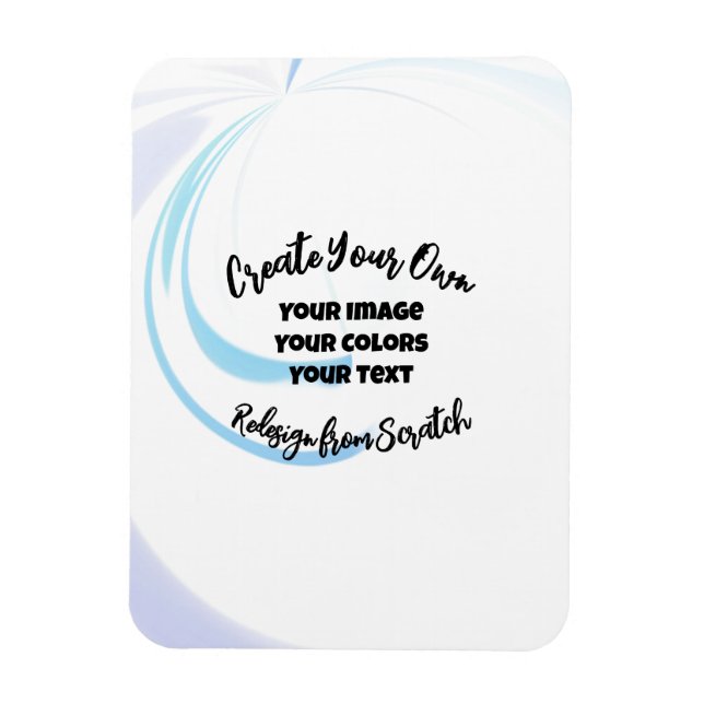 Ímã Crie seu próprio personalizado (Vertical)