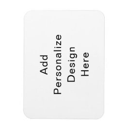 Ímã crie seu próprio personalizado 3" x 4"