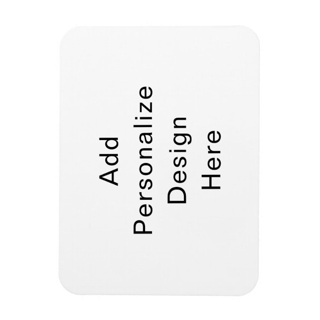 Ímã crie seu próprio personalizado 3" x 4" (Vertical)