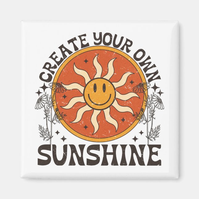 Imã Crie seu próprio sol (Frente)