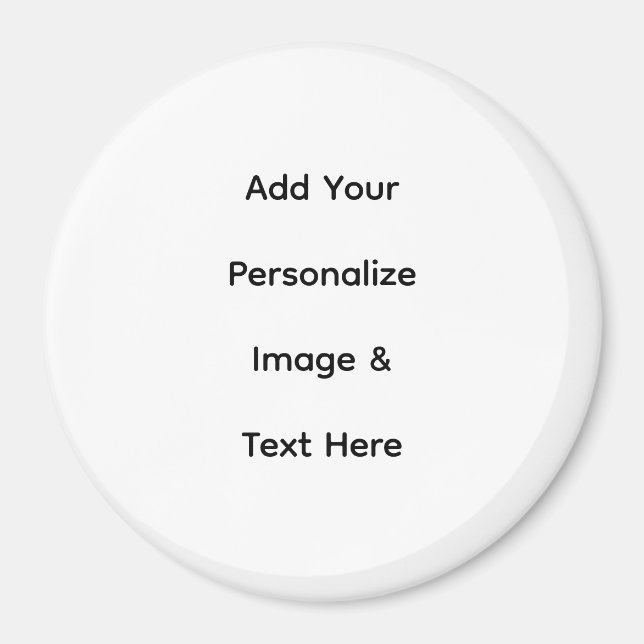 Imã crie seu próprio texto personalizado (Frente)