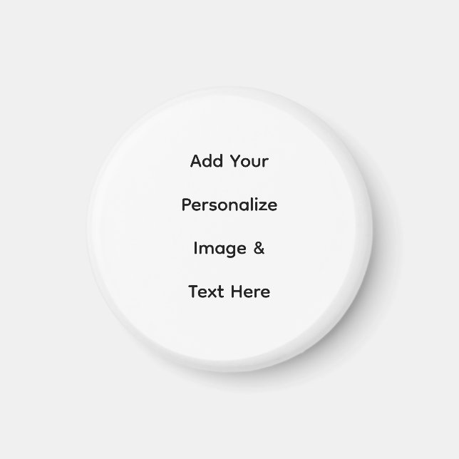 Imã crie seu próprio texto personalizado (Frente)