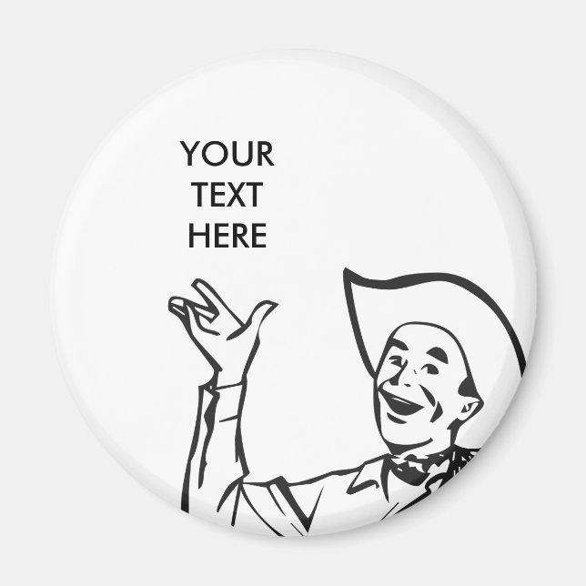IMÃ CRIE SEUS PRÓPRIOS PRESENTES DE COWBOY RETRO (Frente)
