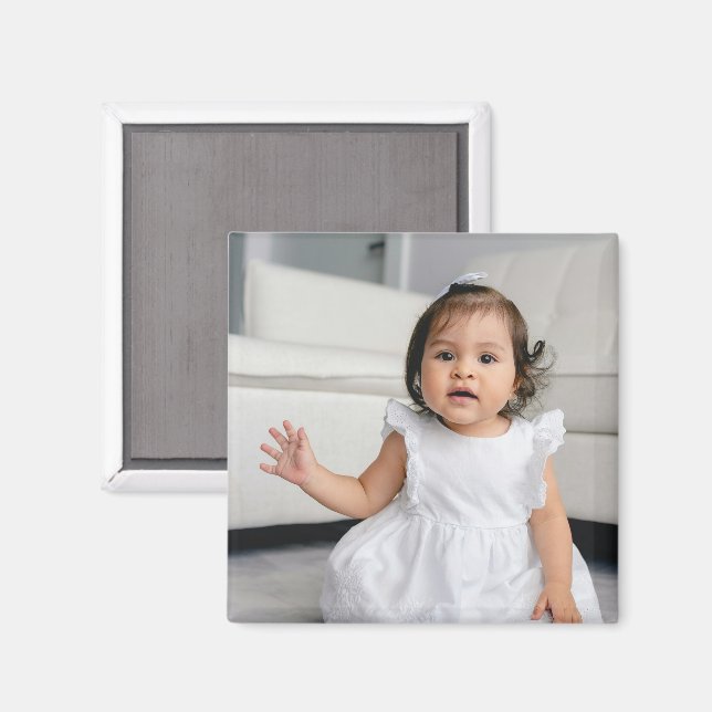 Imã Crie Seus Próprios Presentes de Foto de Bebê Crian (Front/Back)
