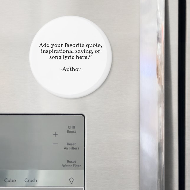 Imã Crie Sua Própria Citação (In Situ (Fridge))