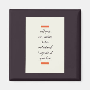 Imã Crie sua própria citação motivacional/inspiraci