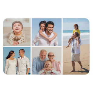 Ímã Crie sua própria colagem de fotos