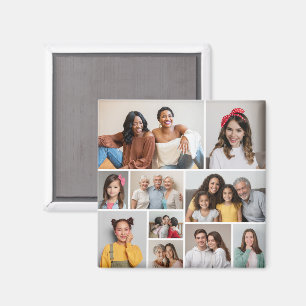 Imã Crie sua própria colagem de fotos