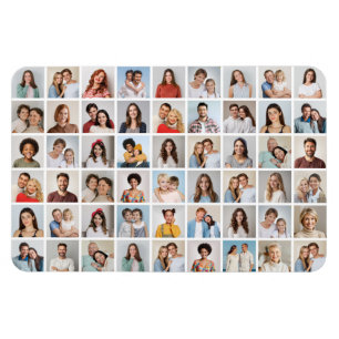 Ímã Crie sua própria colagem de fotos 54 flexível