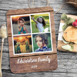 Ímã Crie sua própria colagem de fotos da família rusti<br><div class="desc">Imagem fotográfica com a colagem personalizada de fotos da Família sobre o fundo do celeiro russo Adicione suas próprias fotos pessoais para personalizar o ímã e seu próprio texto. Se precisar de ajuda,  entre em contato comigo.</div>
