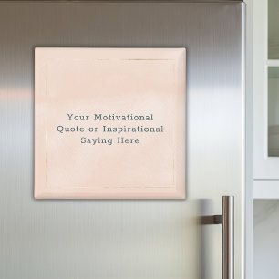 Imã Crie sua própria cotação motivacional, rosa, Do