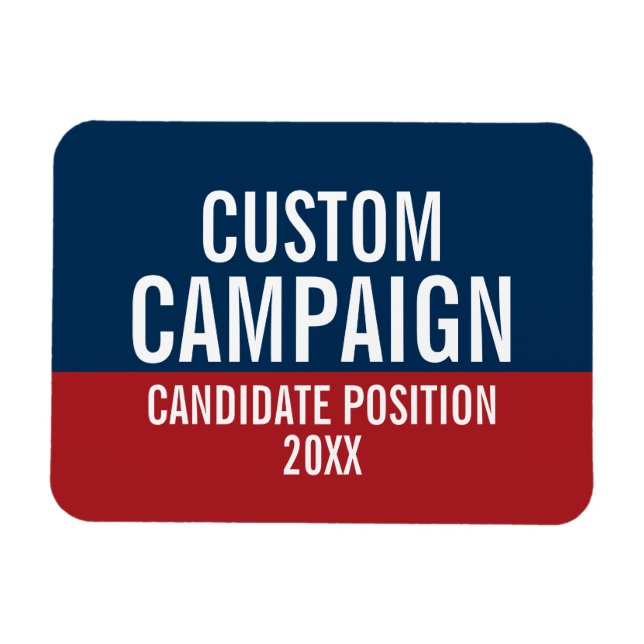 Ímã Crie sua própria engrenagem de campanha (Horizontal)