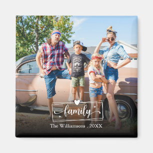 Imã Crie sua própria foto de família personalizada