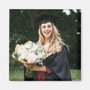 Imã Crie Sua Própria Foto de Graduado Personalizada