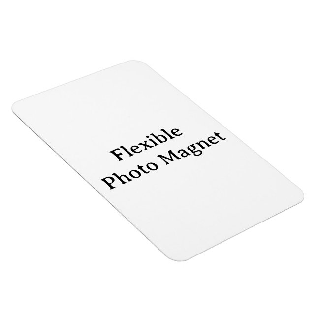 Ímã Crie sua própria foto personalizada simples e flex (Lado Direito)