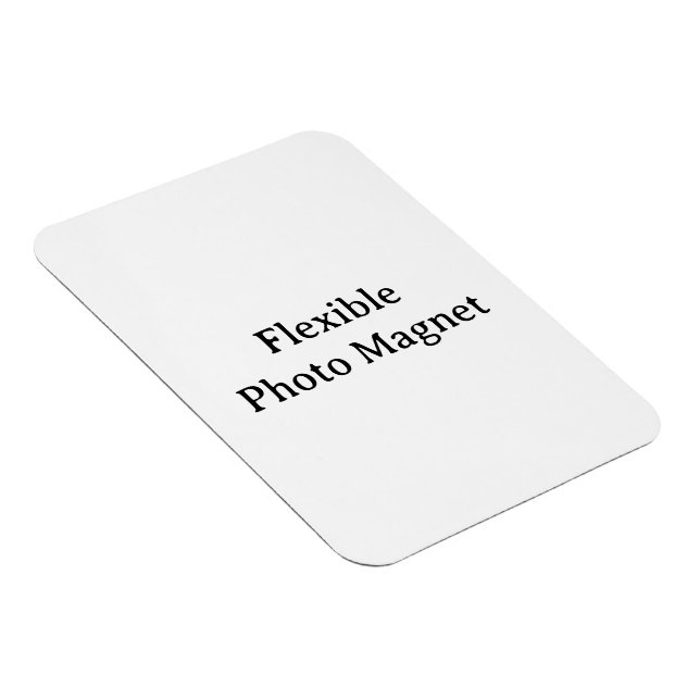 Ímã Crie Sua Própria Foto Simples Personalizada 3"x4"  (Lado Direito)