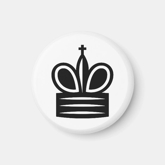 Imã Crie suas próprias peças de xadrez magnéticas com  (Frente)