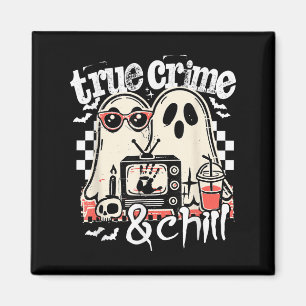 Imã Crime Verdadeiro E Chiller Funny Halloween, Fantas