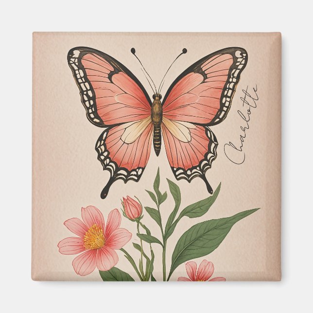 Imã Crimson Serenade Personalizado (Frente)