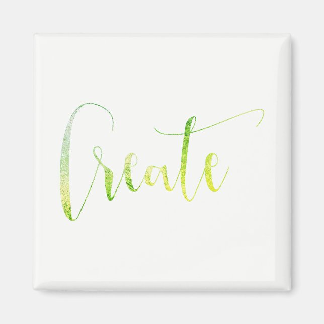 Imã Crio White Greenly Blogger do Leaf Planner Tropica (Frente)