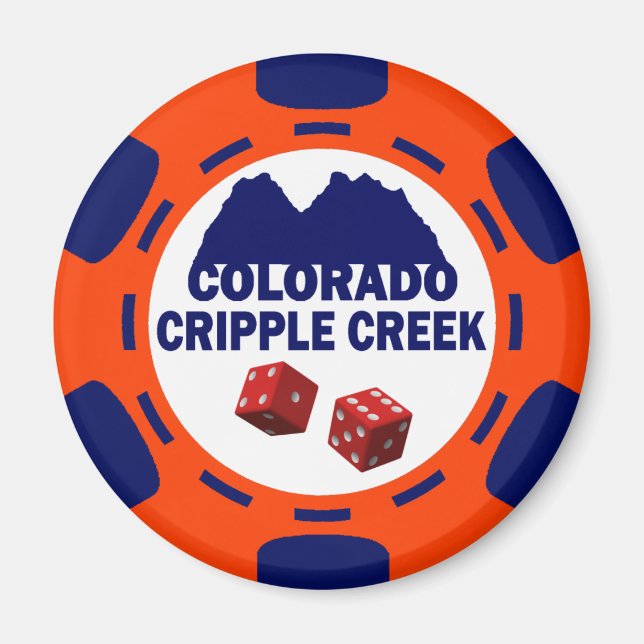 IMÃ CRIPPLE COLORADO POKER CHIP (Frente)