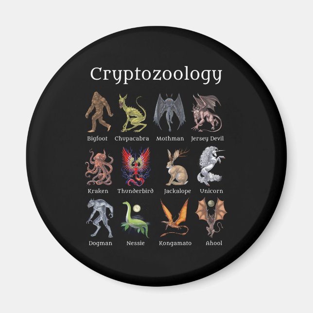Imã Criptozoologia Criptide Criptozoologia (Frente)