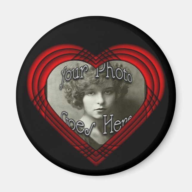 Imã Criss Cross Perfect Heart Modelo (Frente)