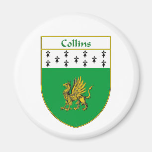 Imã Crista da brasão/família de Collins