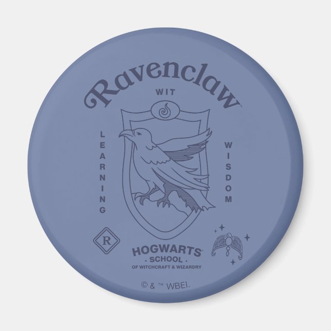 Imã Crista de Sabedoria e Aprendizado RAVENCLAW™ (Frente)