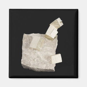 Imã Cristais Pyrite em Shale