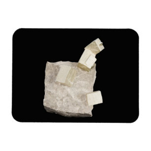 Ímã Cristais Pyrite em Shale