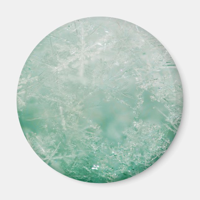 Imã Cristais Snowflake (Frente)