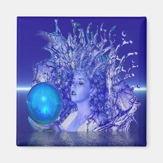 Imã Cristal Azul (Frente)