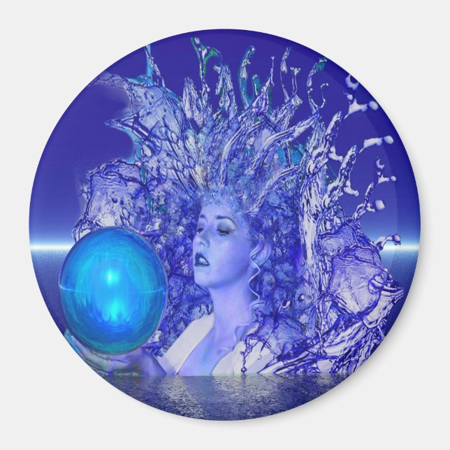 Imã Cristal Azul (Frente)