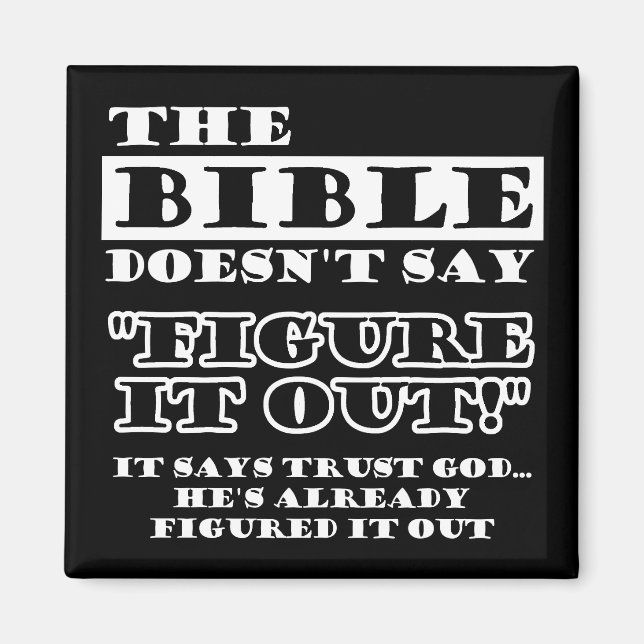 Imã Cristão Confie que Deus Tem Tudo sob Controle (Frente)