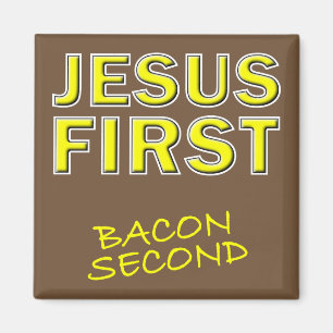 Imã Cristão Jesus Primeiro Bacon Segundo