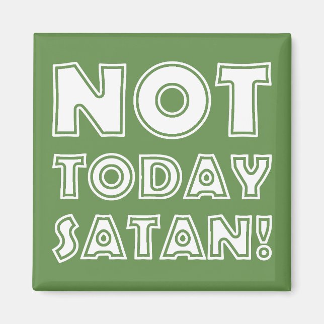 Imã Cristão Não Hoje Satanás (Frente)