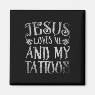 Imã Cristão Tatuador Jesus Me Ama E Minha Tatuagem
